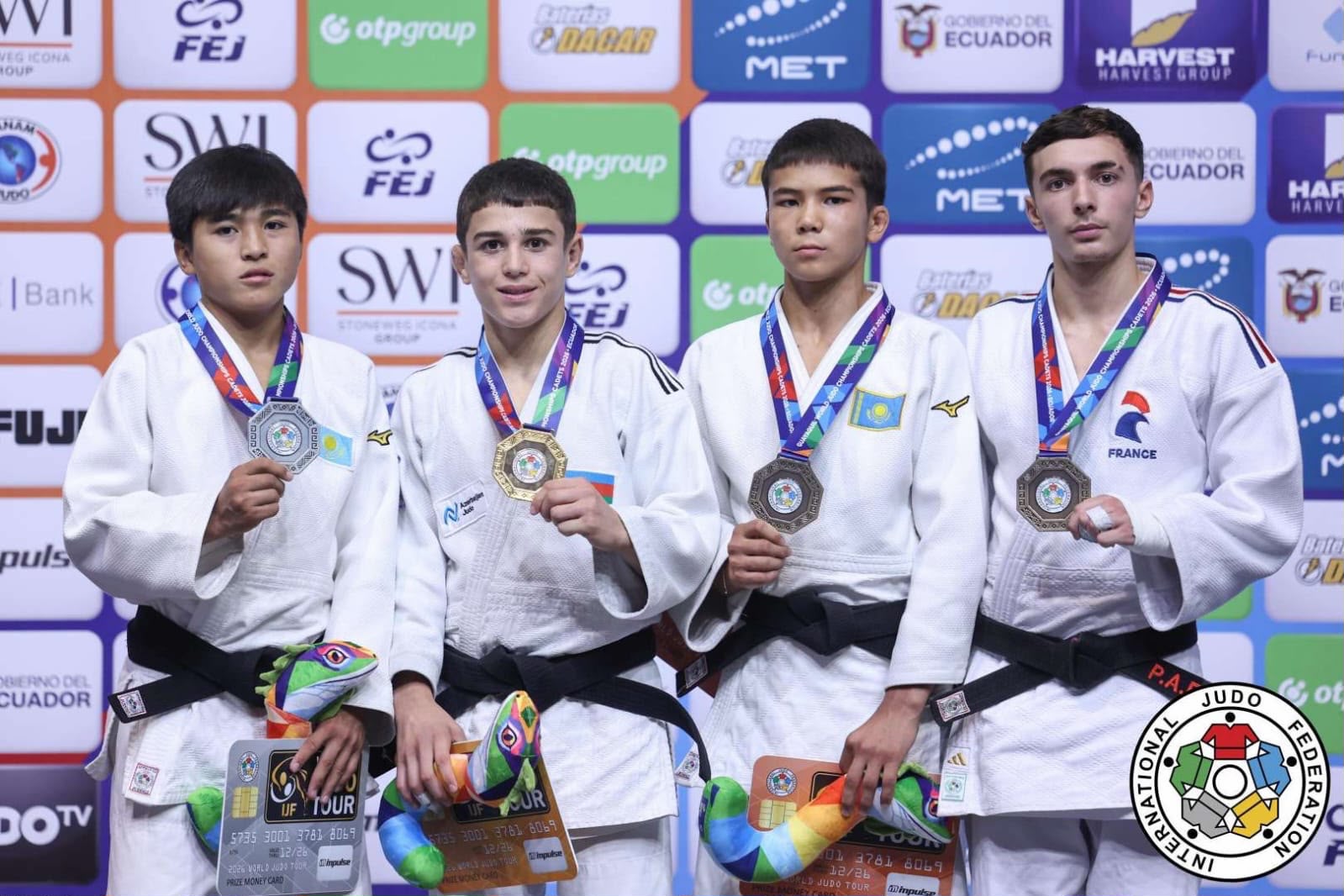 Дзюдоист из области Абай стал бронзовым призером чемпионата мира