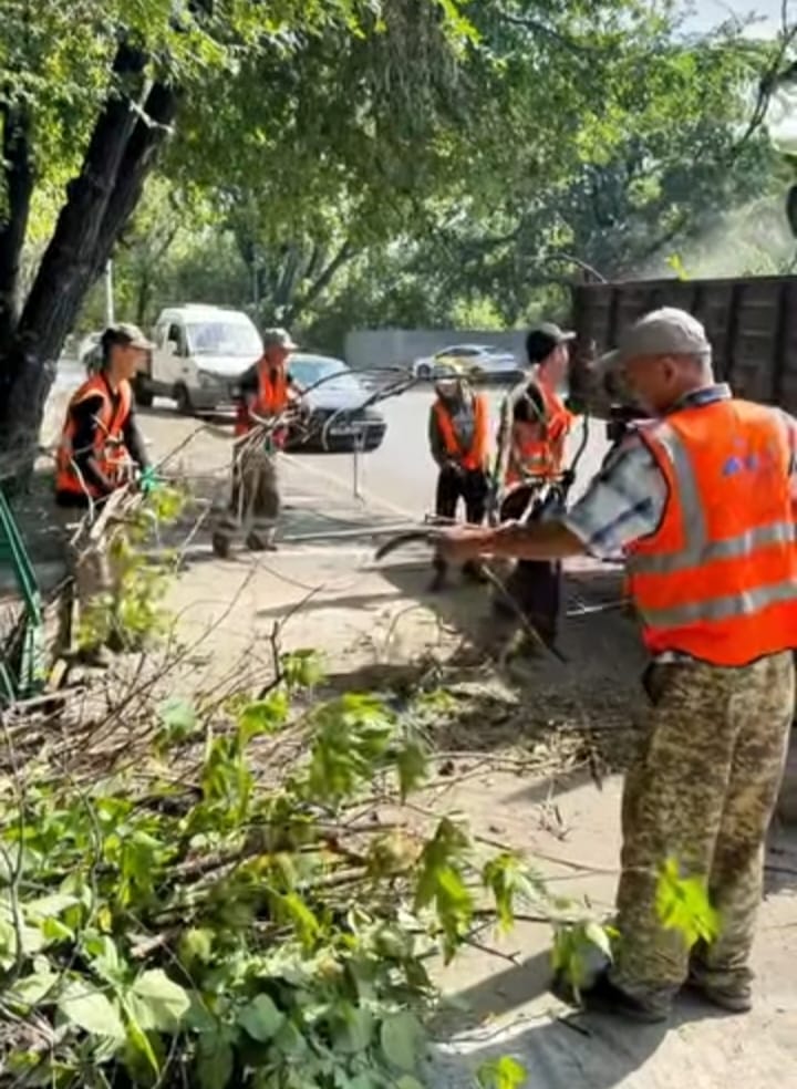 Ауданда «Таза Қазақстан» бастамасы аясында сенбілік өтті