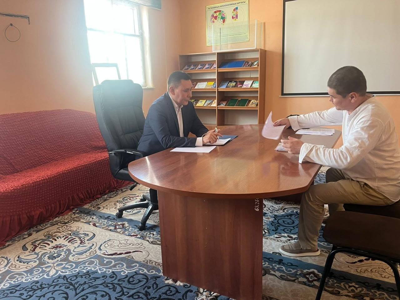 ӨКІЛ ТЕРГЕУ ИЗОЛЯТОРЫНДА ҚАБЫЛДАУ ӨТКІЗДІ