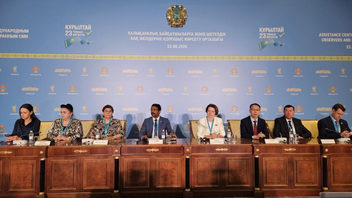 ШЫҰ байқаушылары: миссия Құрылтай депутаттарының сайлауы ашық, сенімді әрі демократиялық принциптерге сай өткенін мәлімдеді
