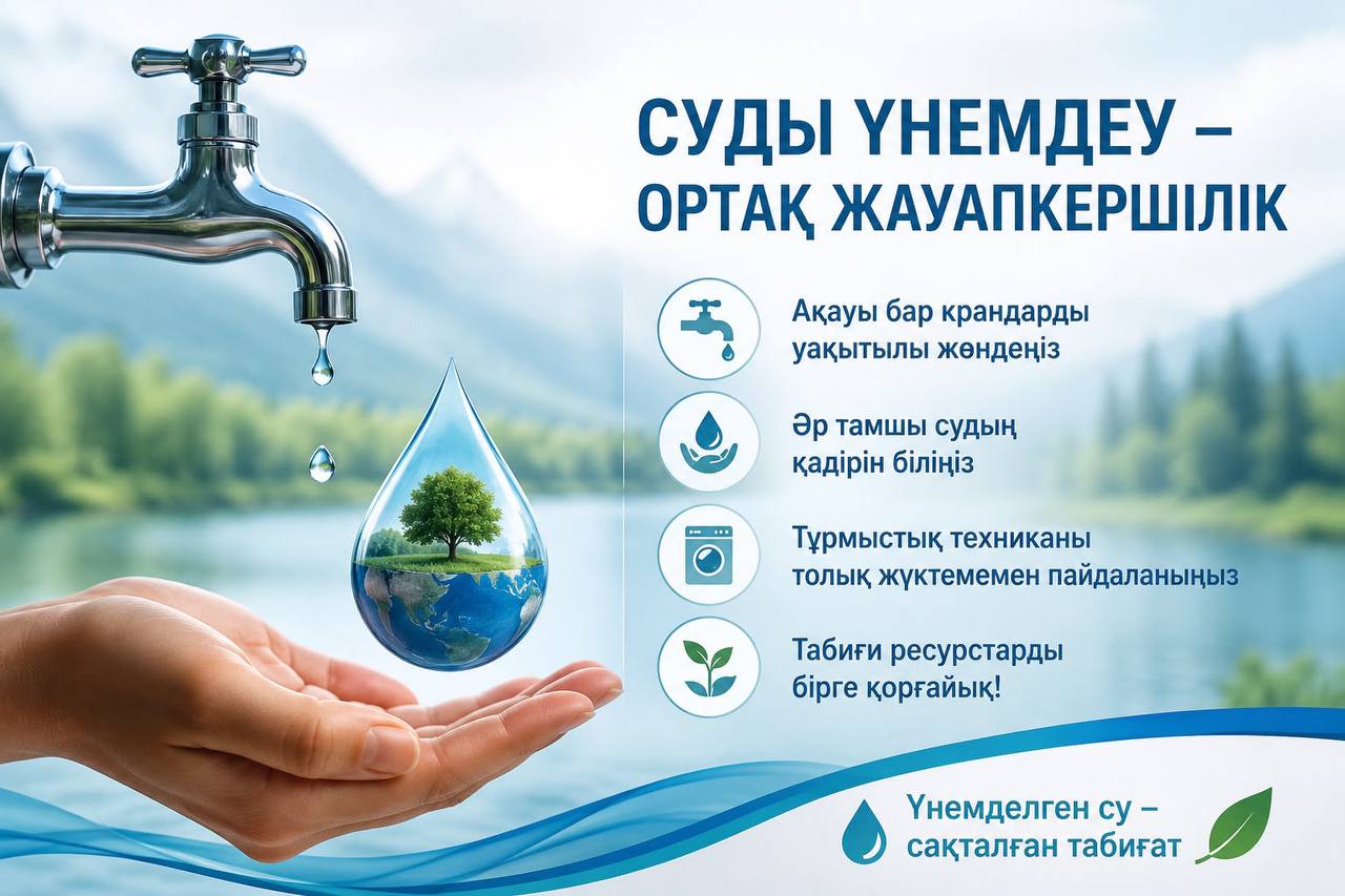 Тамшылап тұрған кран: суды үнемдеу не үшін маңызды