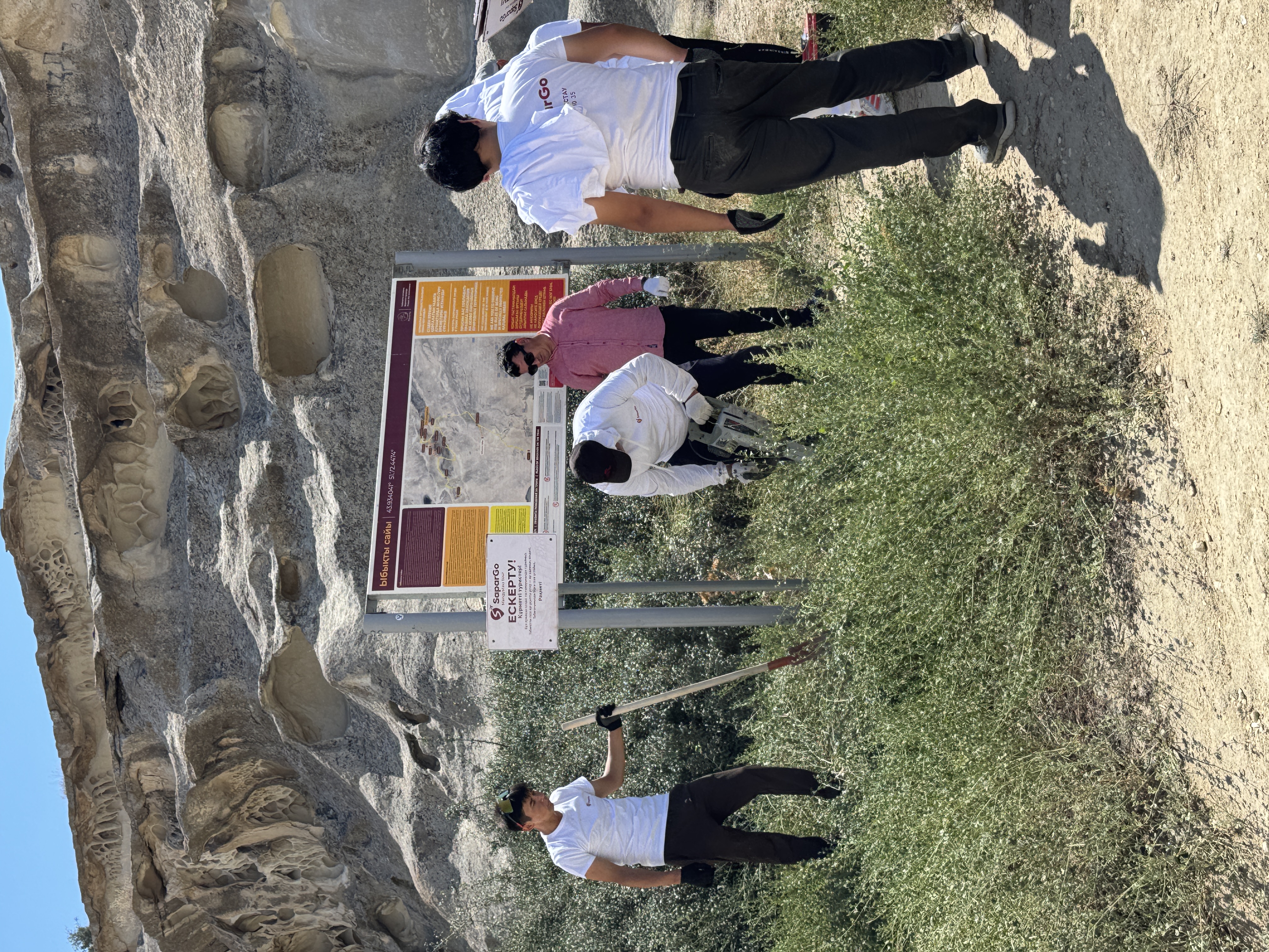 Clean-up activities were carried out in the Ybykty Sai Gorge