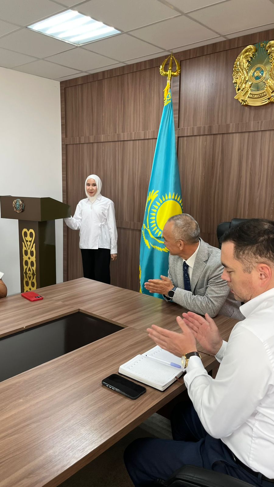 🇰🇿 Мемлекеттік қызметке ант қабылдау рәсімі өтті