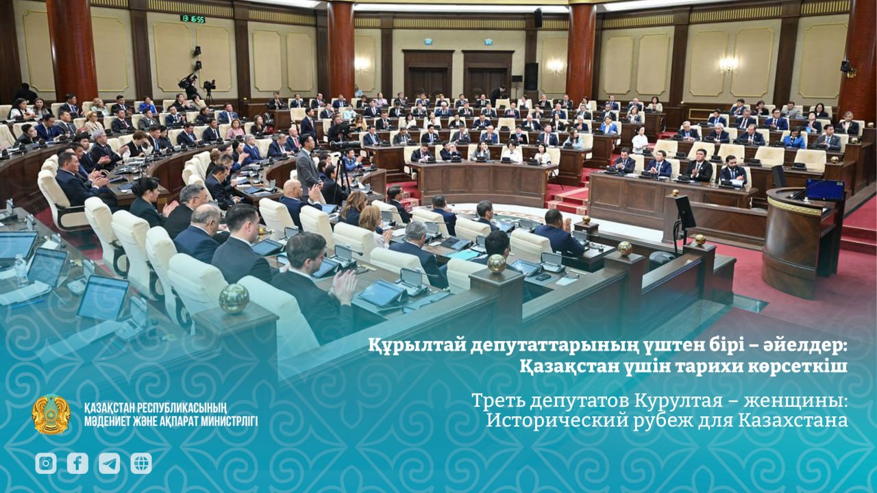 Құрылтай депутаттарының үштен бірі – әйелдер: Қазақстан үшін тарихи көрсеткіш
