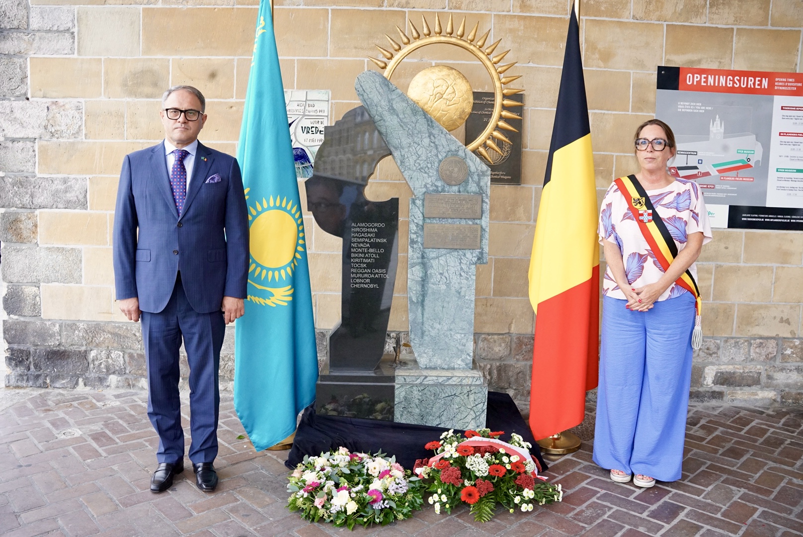 Victims of Nuclear Weapons Testing Remembered in Belgium Ahead of the 35th Anniversary of the Closure of the Semipalatinsk Test Site