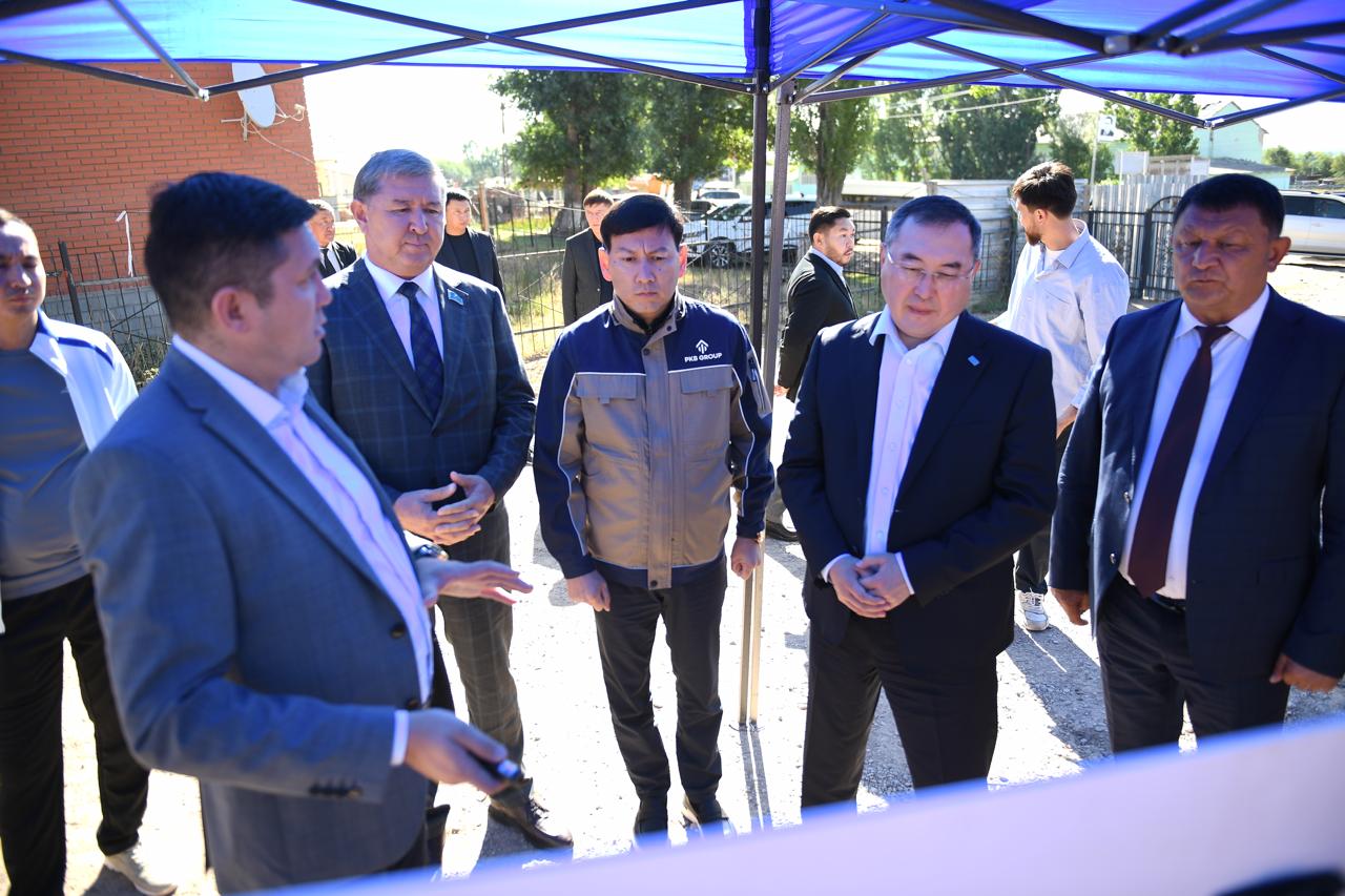 Visit to Social and Economic Facilities in Raiymbek District