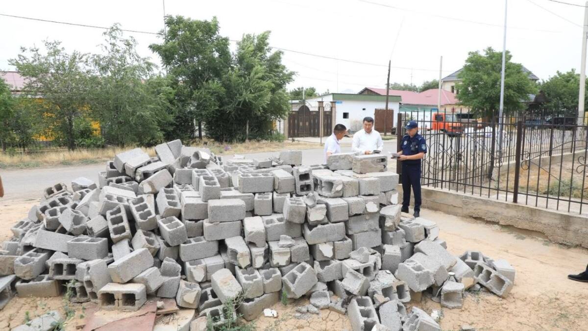 Түркістан облысында абаттандыру ережесін бұзғандарға профилактикалық шара жүргізілді