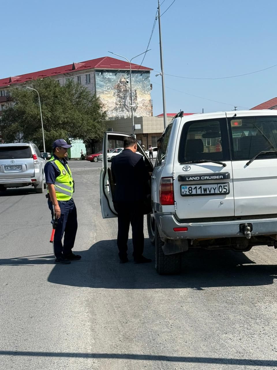 Үшарал қаласында көлік құралдарына салынатын салық бойынша рейд жұмыстары жүргізілді