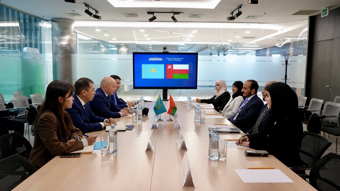 Kazakhstan and Oman Discuss Further Development of Trade, Economic and Investment Cooperation