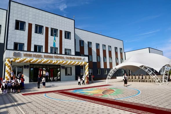 В ТУРКЕСТАНЕ ВВЕДЕН В ЭКСПЛУАТАЦИЮ НОВЫЙ УЧЕБНЫЙ КОРПУС ШКОЛЫ №14 ИМЕНИ КАЗЫБЕК БИ