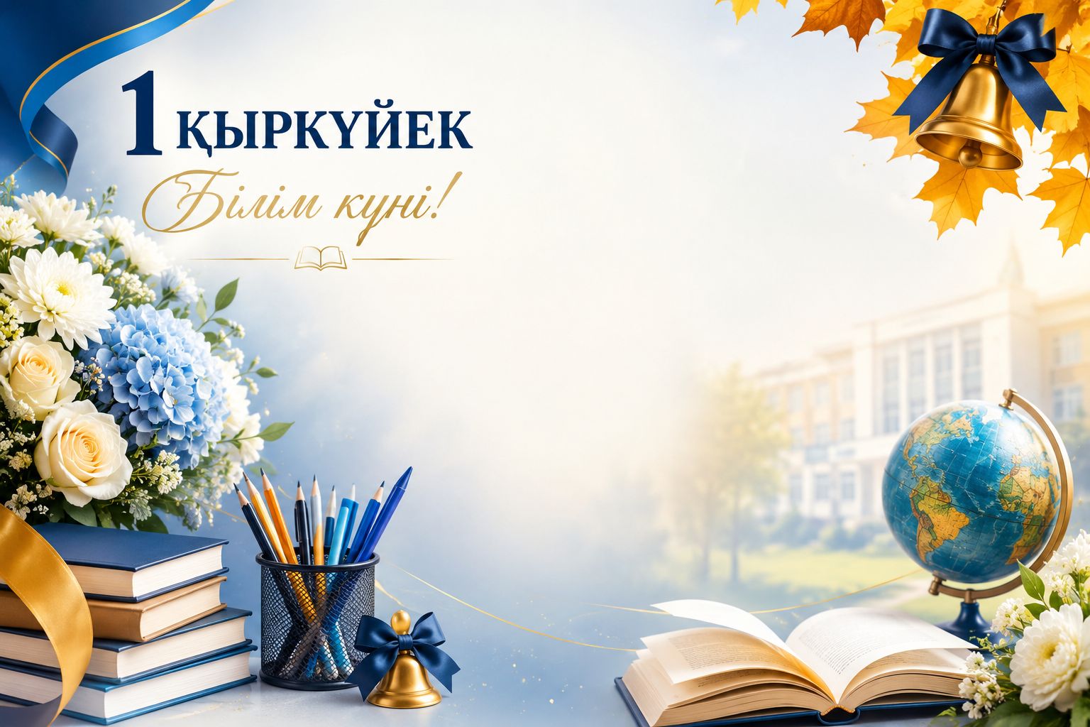 Поздравление председателя маслихата с 1 сентября - Днем знаний
