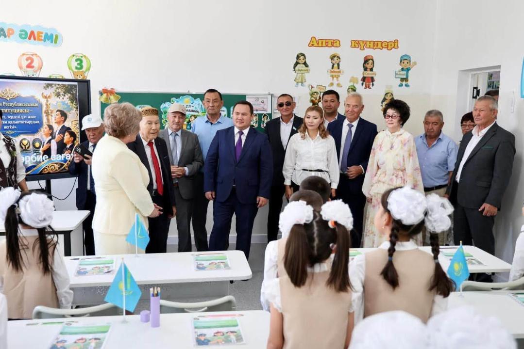 В ТУРКЕСТАНЕ ВВЕДЕН В ЭКСПЛУАТАЦИЮ НОВЫЙ УЧЕБНЫЙ КОРПУС ШКОЛЫ №14 ИМЕНИ КАЗЫБЕК БИ