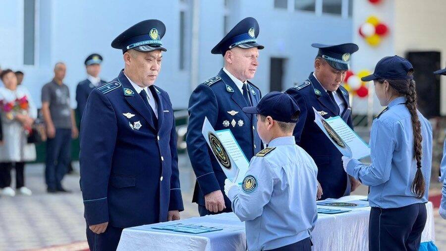 Новый полицейский класс “Жас сақшы” открылся в ЗКО