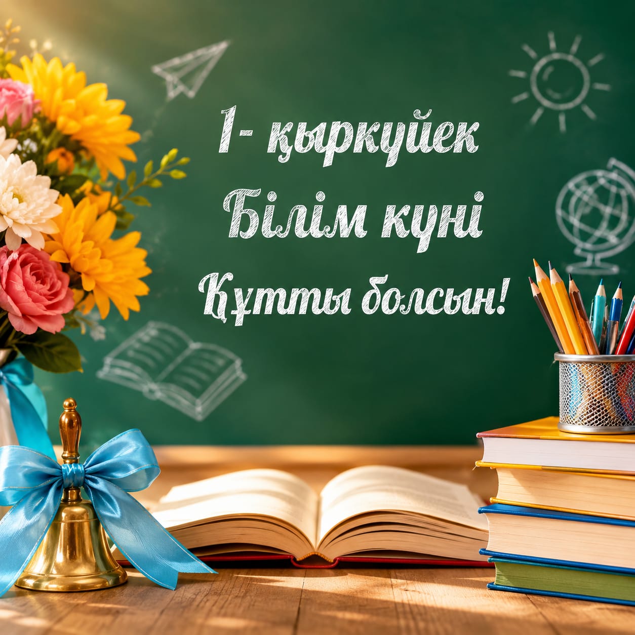 Поздравление акима Сандыктауского района с Днём знаний