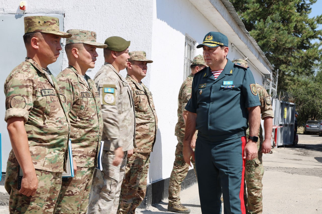 Под контролем Главнокомандующего: проверена воинская часть Национальной гвардии в Жетысу