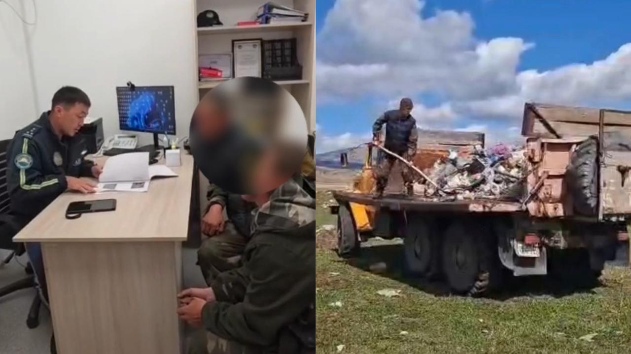 В Маркакольском районе полиция установила нарушителей, устроивших незаконную свалку