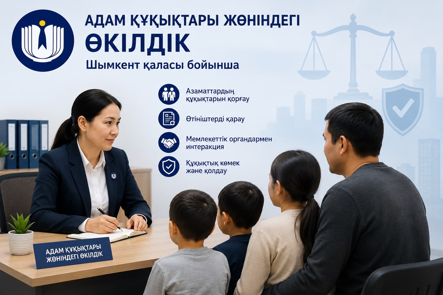 Представительство Национального центра по правам человека в городе Шымкент на постоянной основе проводит работу по защите прав и законных интересов граждан.