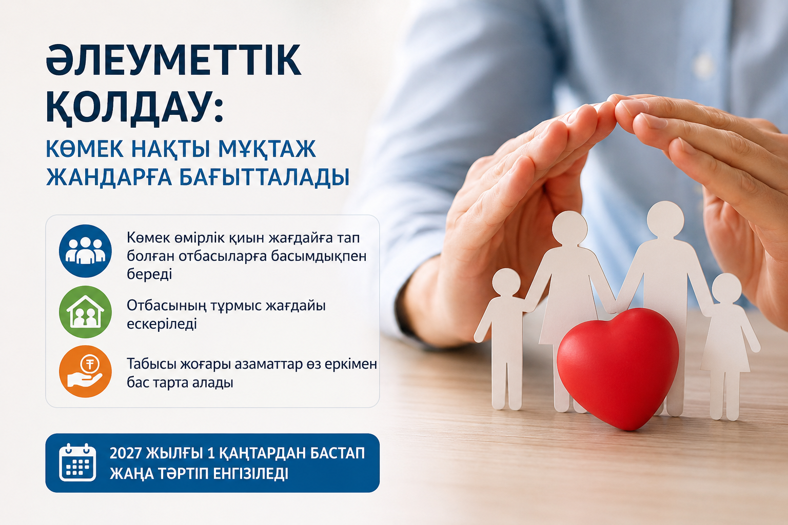 СОЦИАЛЬНАЯ ПОДДЕРЖКА – ТЕМ, КТО ДЕЙСТВИТЕЛЬНО В НЕЙ НУЖДАЕТСЯ