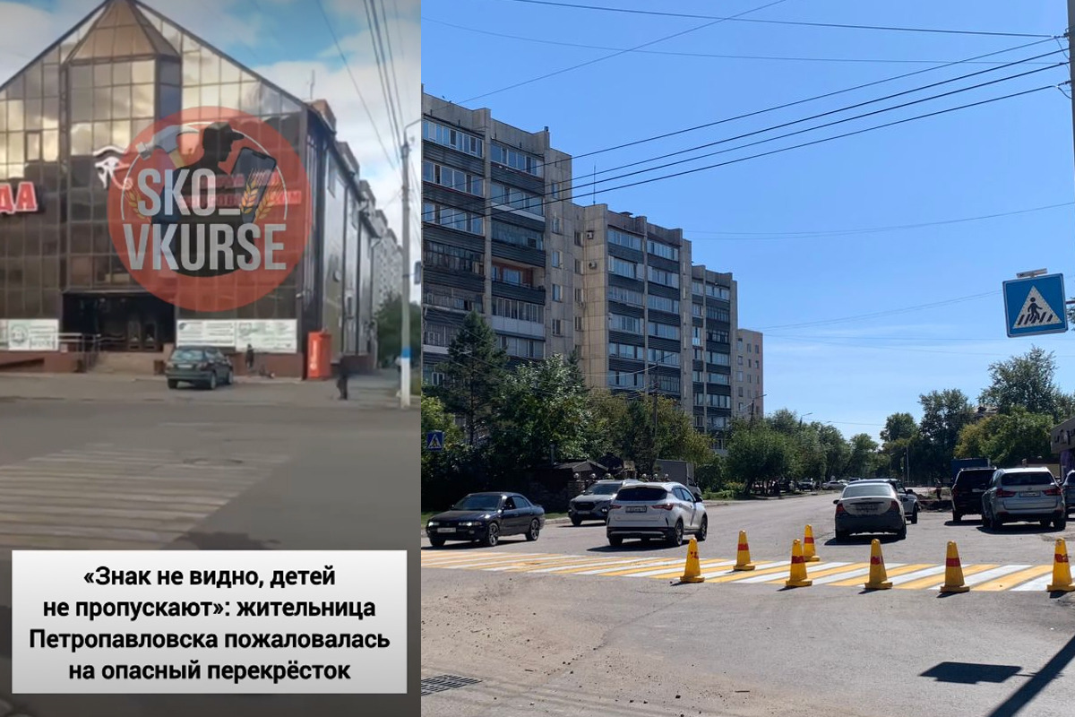Петропавл полициясы жаяу жүргіншілер өткелінің көрінуіне қатысты тұрғынның шағымына жедел әрекет етті